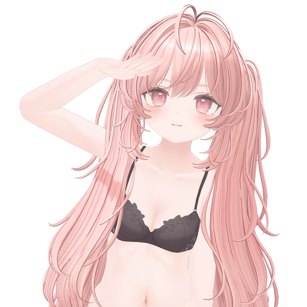 【VRC Hair】 Soft Layered Twintail 【9アバター対応】