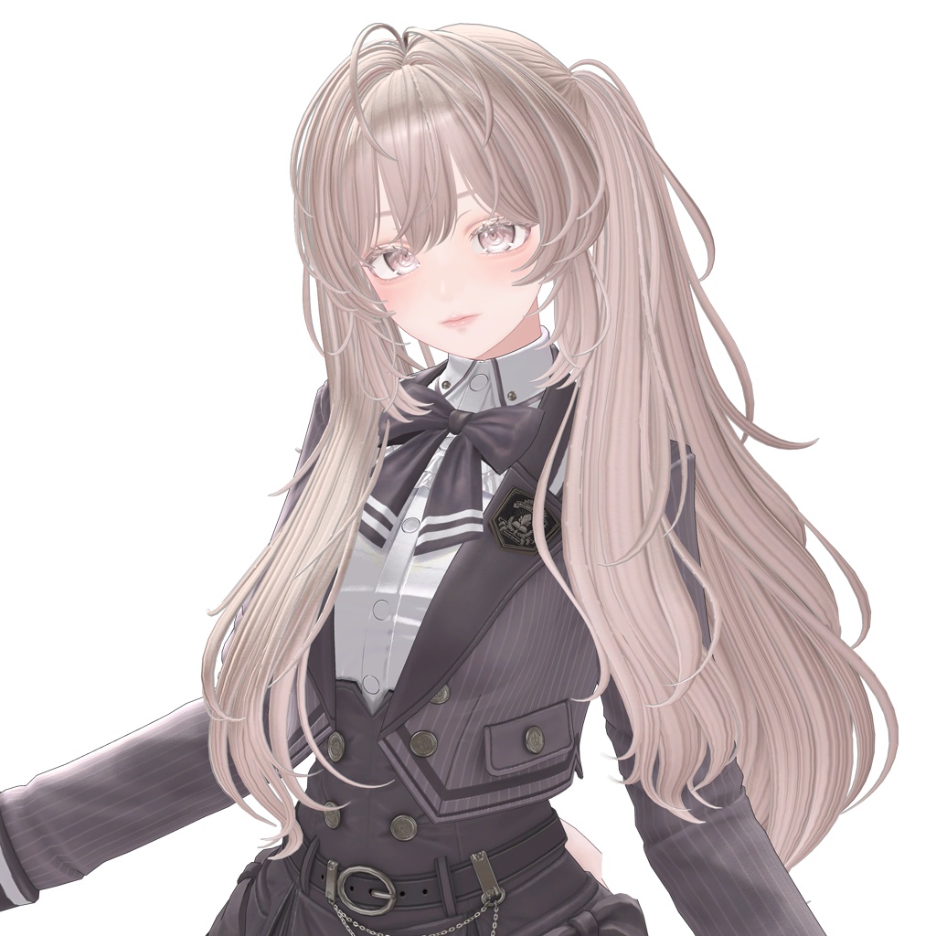 ✨Sale✨【VRC Hair】 Soft Layered Twintail 【12アバター対応】