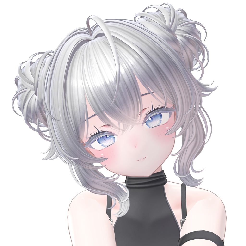 ✨Sale✨【VRC Hair】 Fairy Twin Bun Hair 【11アバター対応】