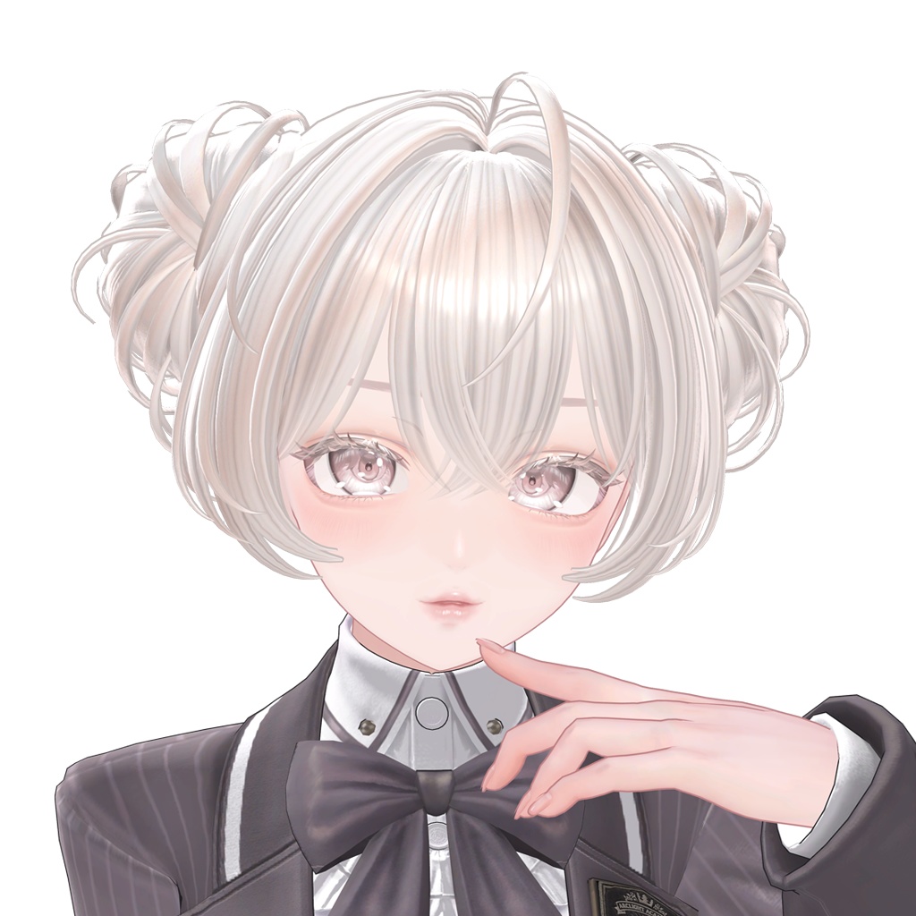 ✨Sale✨【VRC Hair】 Fairy Twin Bun Hair 【11アバター対応】