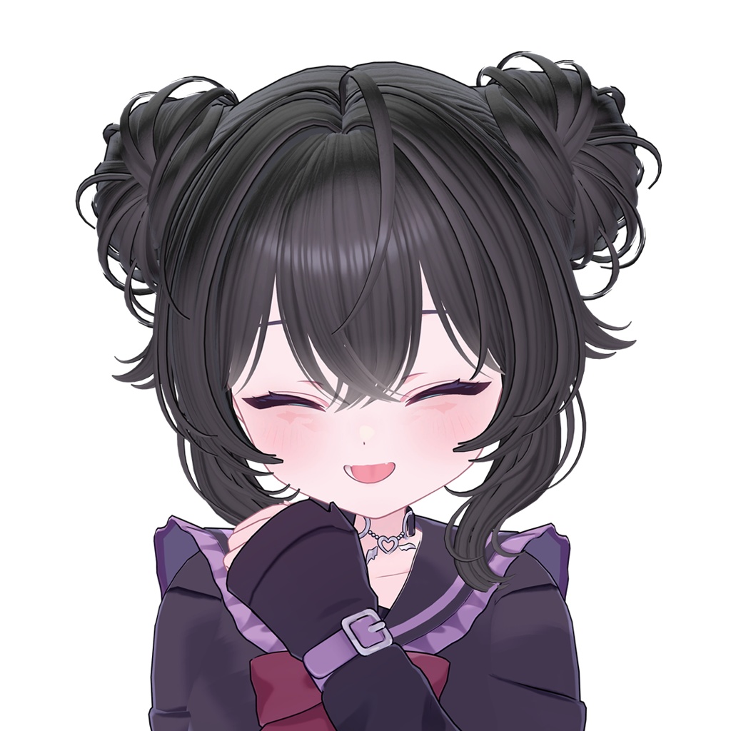 ✨Sale✨【VRC Hair】 Fairy Twin Bun Hair 【11アバター対応】