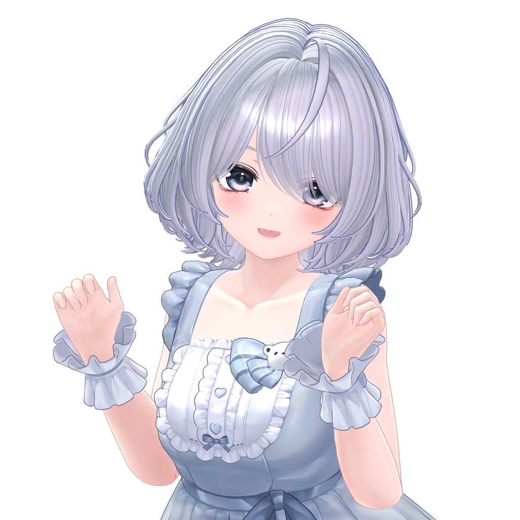 ✨Sale✨【VRC Hair】 Soft Fluffy Bob Hair 【12アバター対応】