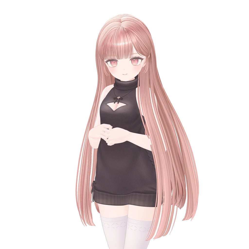 【VRC Hair】 Silky Hime Long Hair 【13アバター対応】
