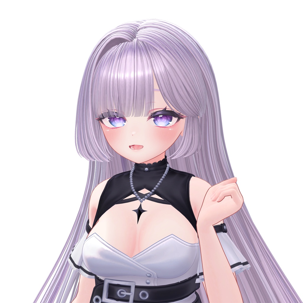 【VRC Hair】 Silky Hime Long Hair 【13アバター対応】