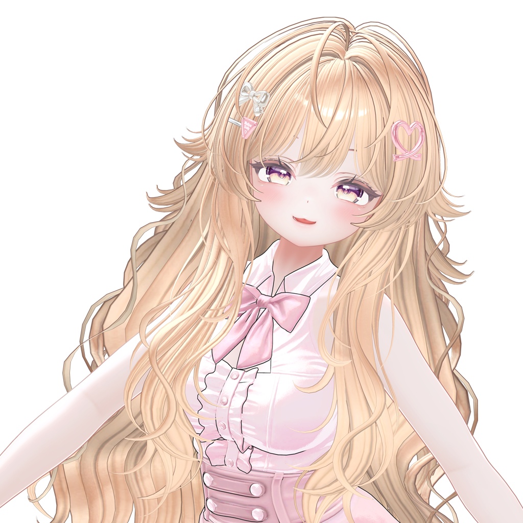 ✨Sale✨【VRC Hair】 Fluffy Sugar Wave 【13アバター対応】