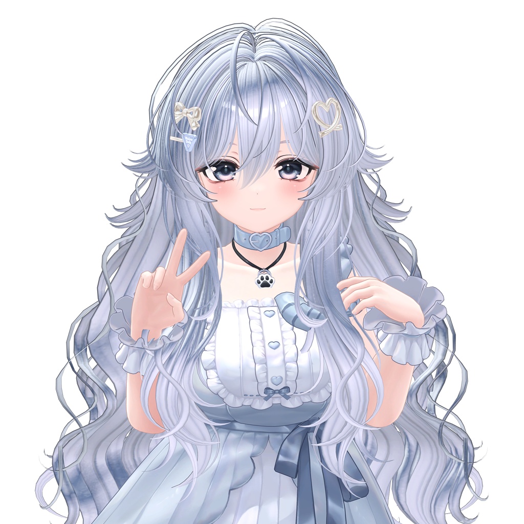 ✨Sale✨【VRC Hair】 Fluffy Sugar Wave 【13アバター対応】