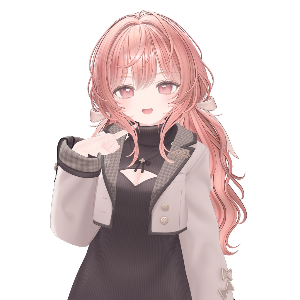 ✨Sale✨【VRC Hair】 Dolly Ribbon Twintail 【13アバター対応】