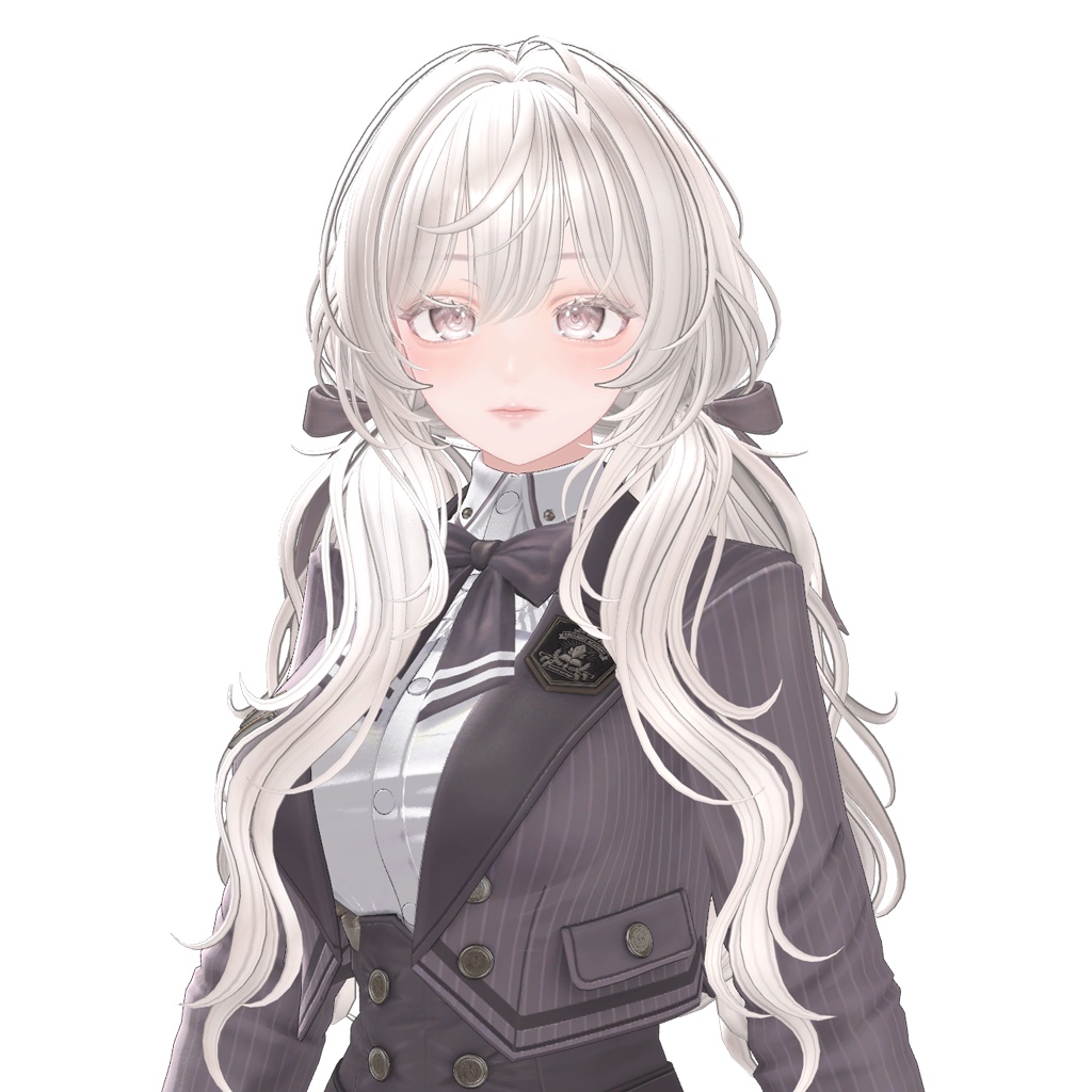 ✨Sale✨【VRC Hair】 Dolly Ribbon Twintail 【13アバター対応】
