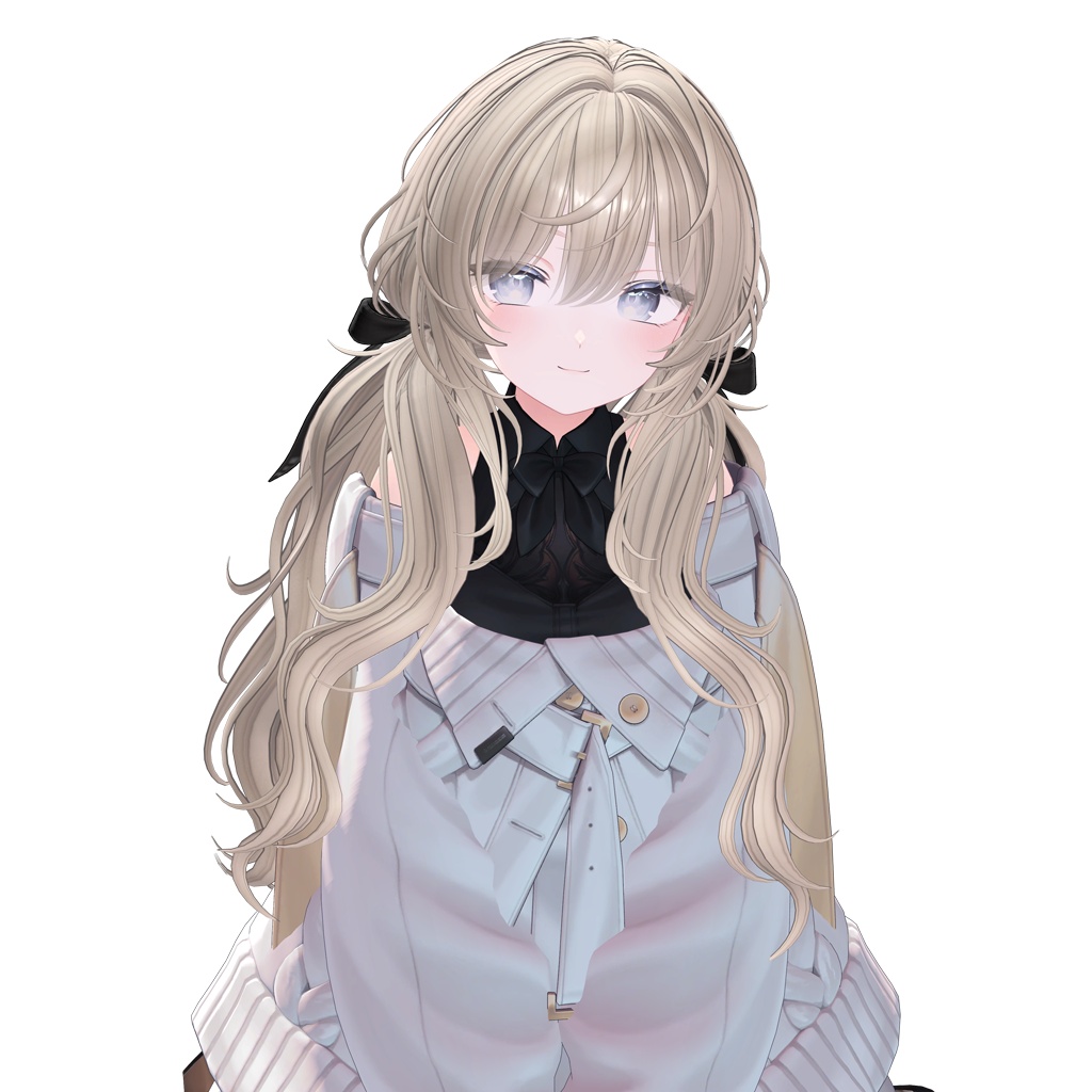 ✨Sale✨【VRC Hair】 Dolly Ribbon Twintail 【13アバター対応】