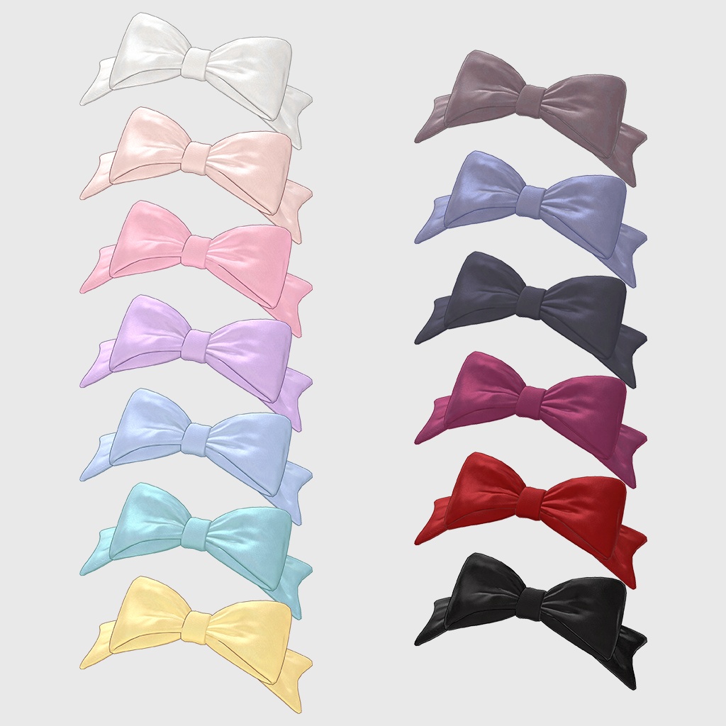✨Sale✨【VRC Hair】 Rosalie Ponytail 【13アバター対応】