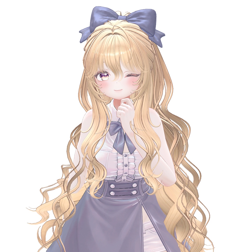 ✨Sale✨【VRC Hair】 Rosalie Ponytail 【13アバター対応】