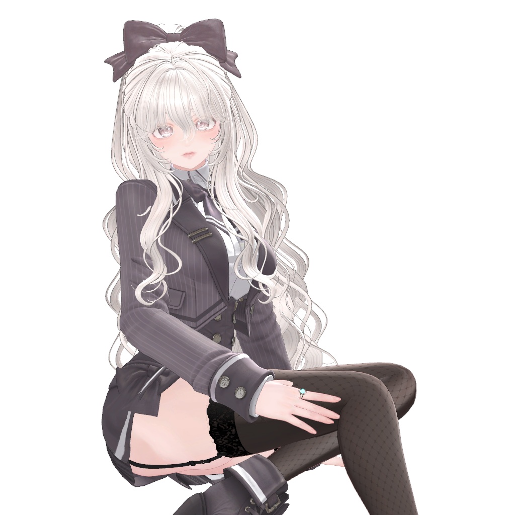 ✨Sale✨【VRC Hair】 Rosalie Ponytail 【13アバター対応】