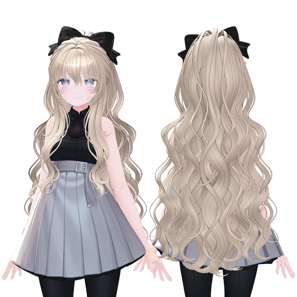 ✨Sale✨【VRC Hair】 Rosalie Ponytail 【13アバター対応】