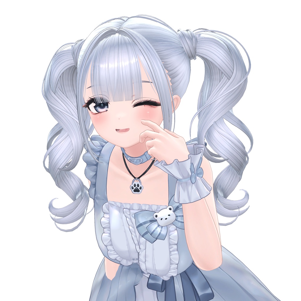 ✨Sale✨【VRC Hair】 Poppy Twintail 【13アバター対応】