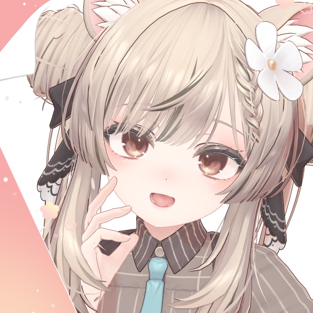 【まばたきアニメーション付き】Eye+Make texture -Flower Diary-