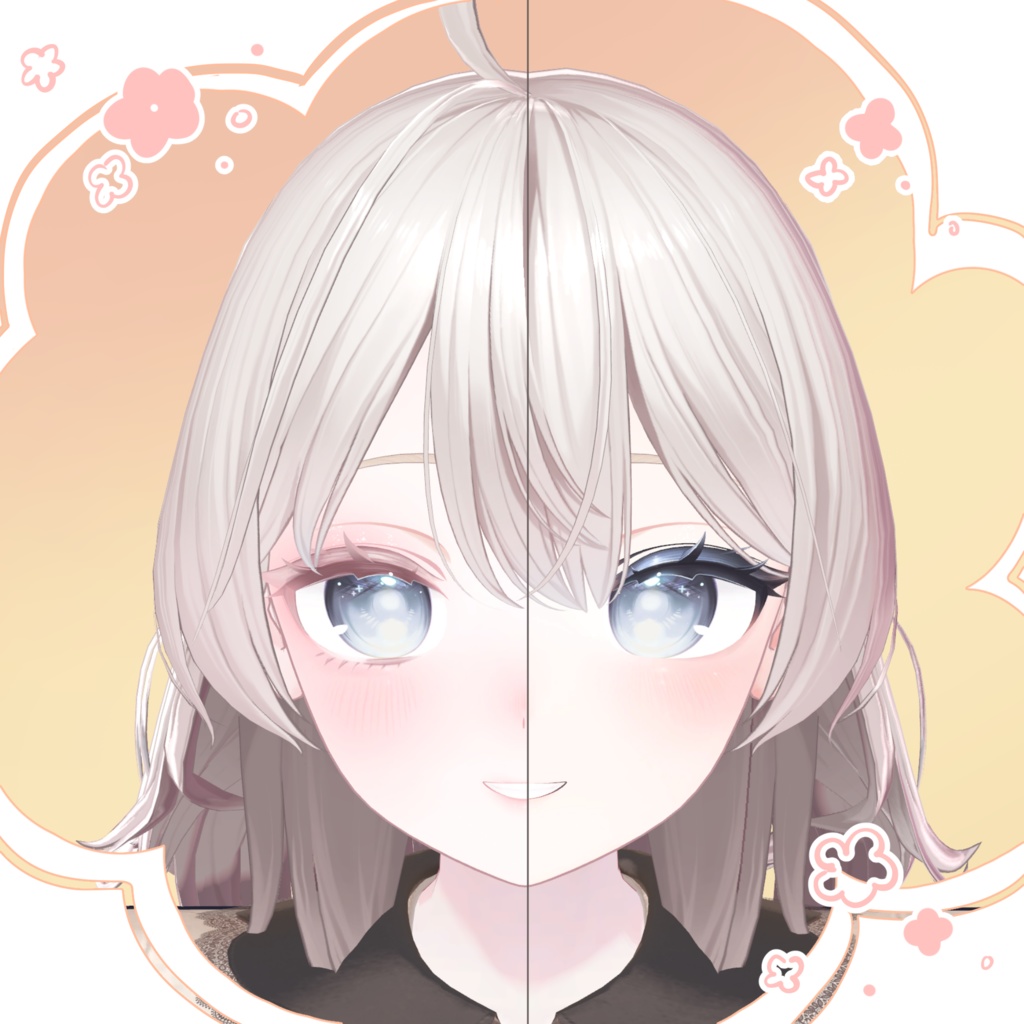 【複数アバター対応】Makeup Texture -SnowDrop-