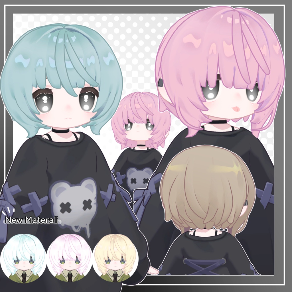 【キプフェル対応】ぽよショート -poyoshort hair-