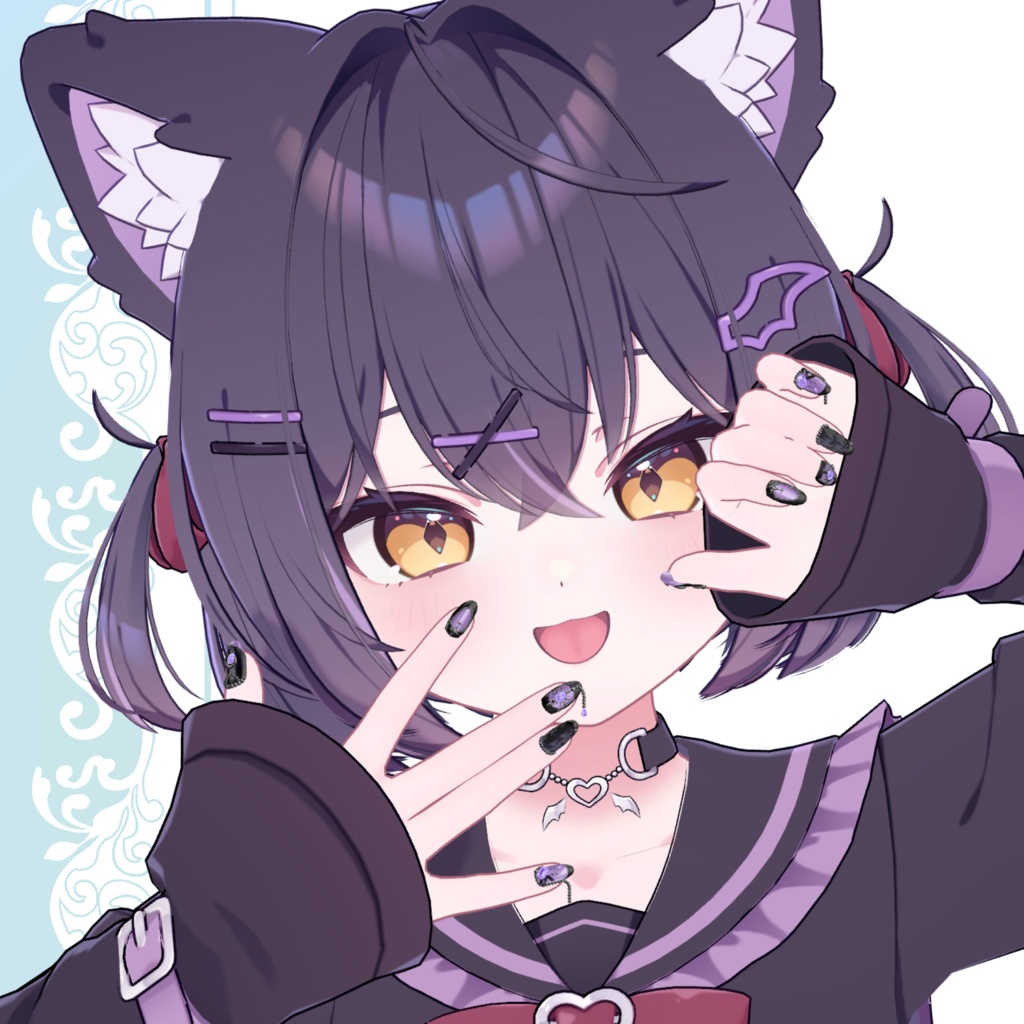 【12アバター対応】3D Nail -La Mer Perlée-