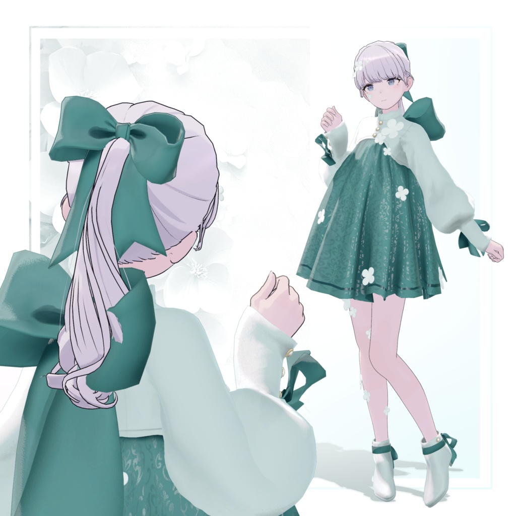 【8アバター対応】Bouquet Blanche