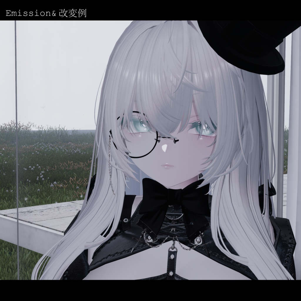 【Milltina専用】Eye+Makeup Texture -Snowlace- Blendshapes animation付き