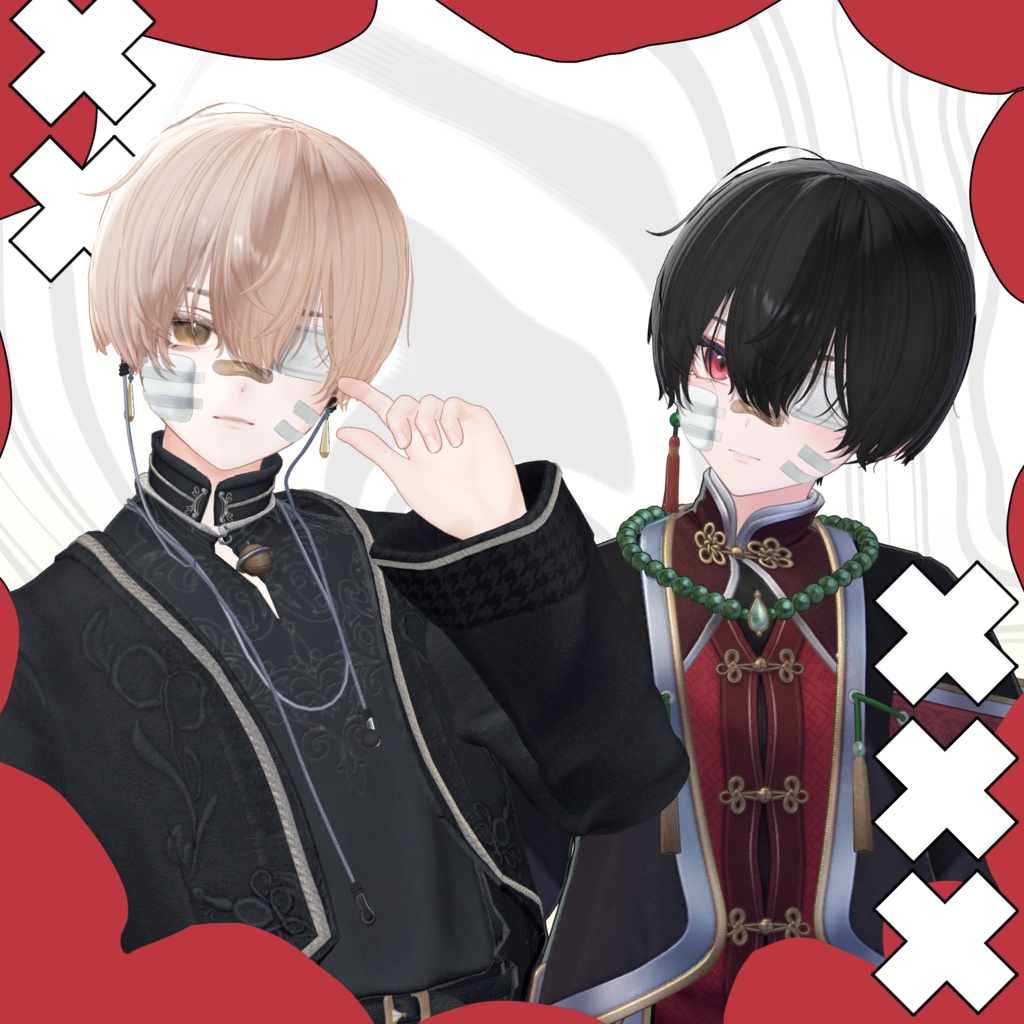 【11アバター対応】創傷ショート - Wound Short Hair -