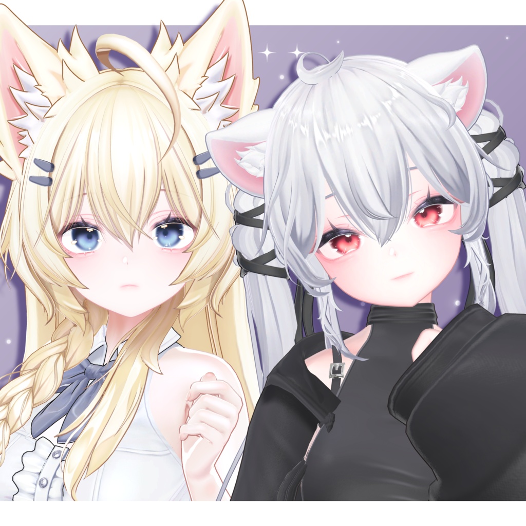 【8アバター対応】Rosy Rabbit - Make up+Eye Texture -