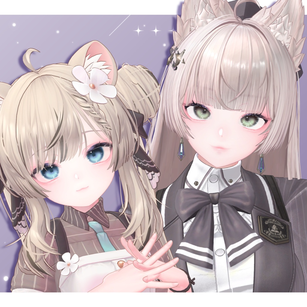 【4アバター対応】Rosy Rabbit - Make up+Eye Texture -