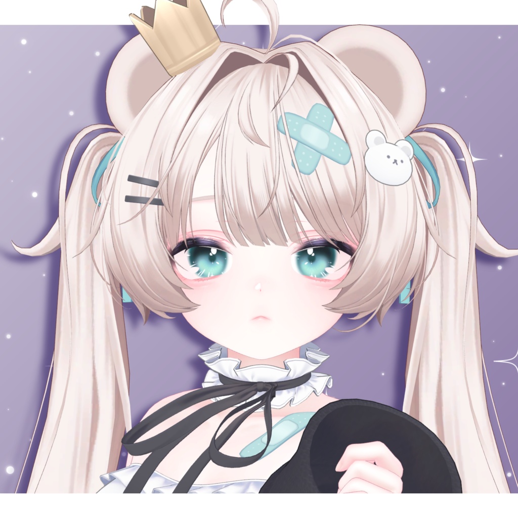 【8アバター対応】Rosy Rabbit - Make up+Eye Texture -