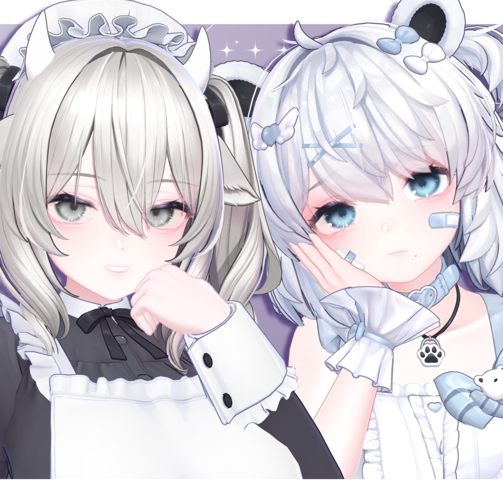 【12アバター対応】Rosy Rabbit - Make up+Eye Texture -