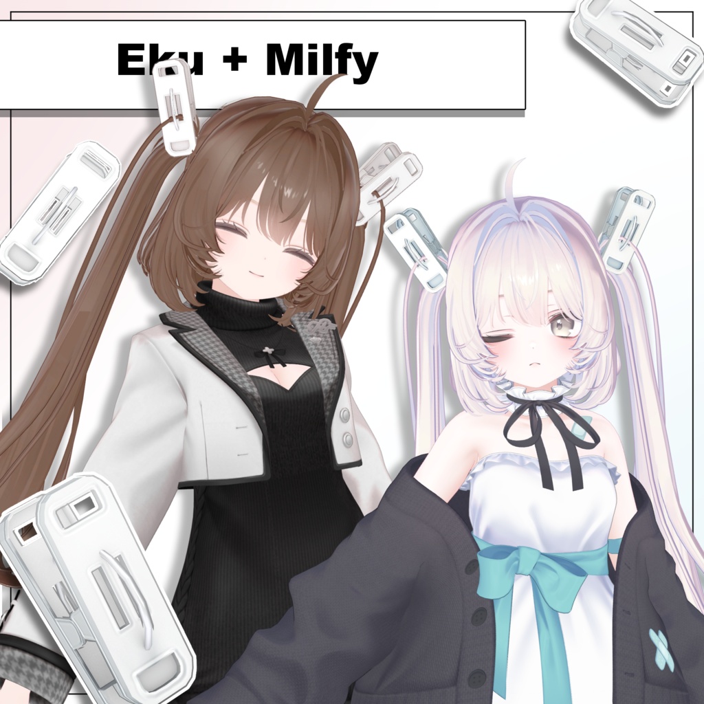✧SALE✧【9アバター対応】ハーフクリップドヘア - Half Clipped hair -