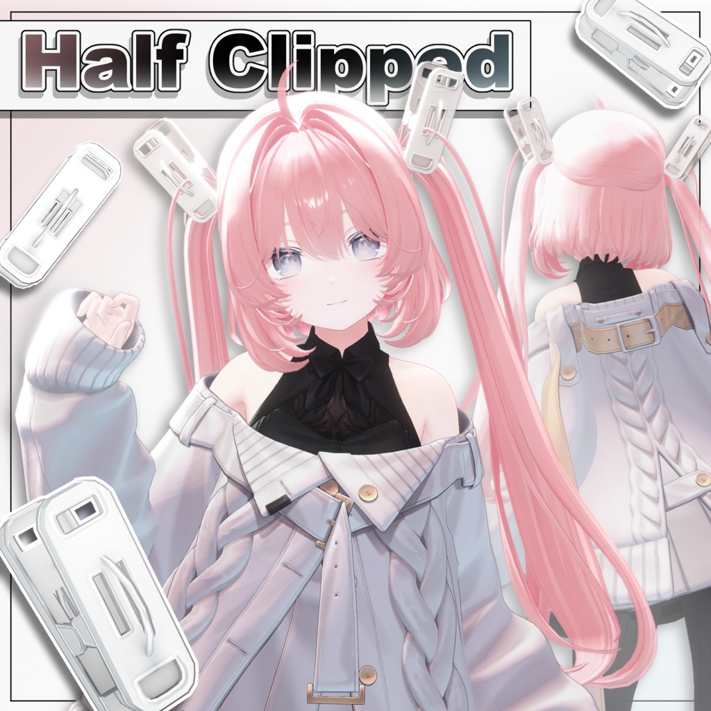 ✧SALE✧【9アバター対応】ハーフクリップドヘア - Half Clipped hair -