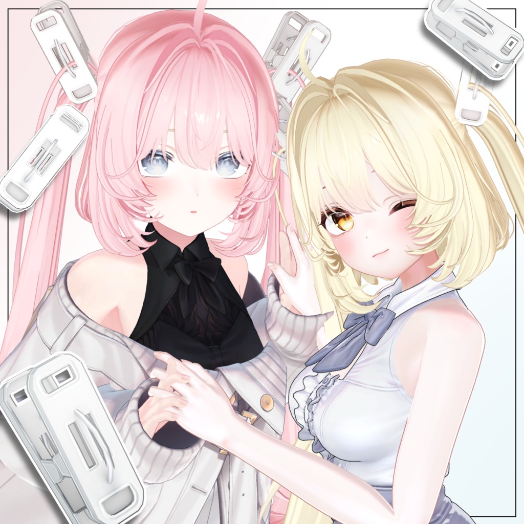 ✧SALE✧【9アバター対応】ハーフクリップドヘア - Half Clipped hair -