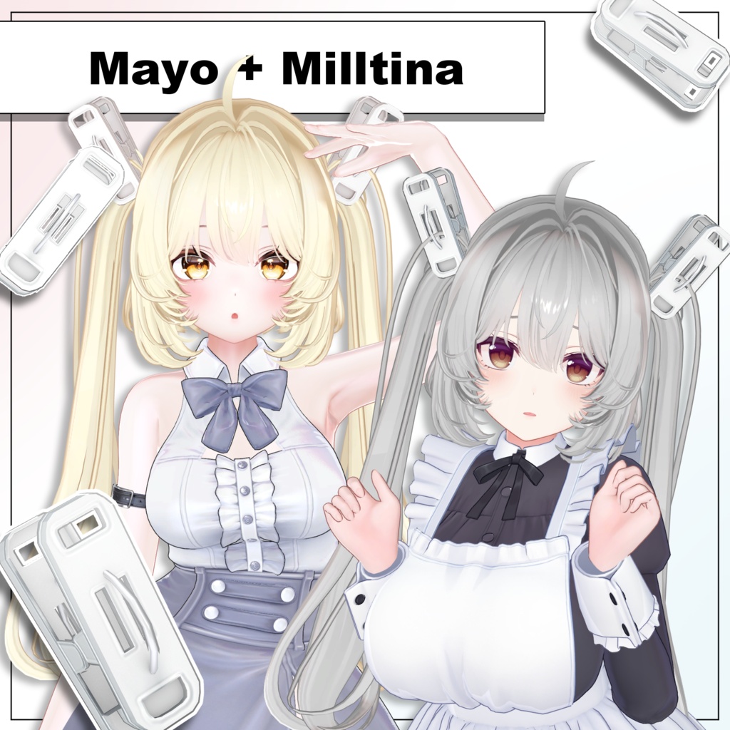 ✧SALE✧【9アバター対応】ハーフクリップドヘア - Half Clipped hair -