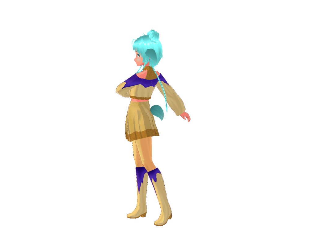 Blueberry Cheesecake VRoid 3D Outfit Set