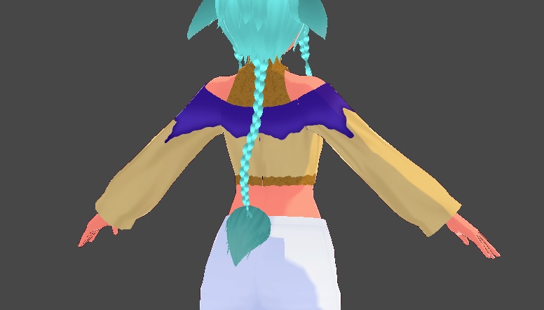 Blueberry Cheesecake VRoid 3D Outfit Set