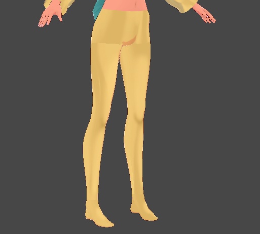 Blueberry Cheesecake VRoid 3D Outfit Set