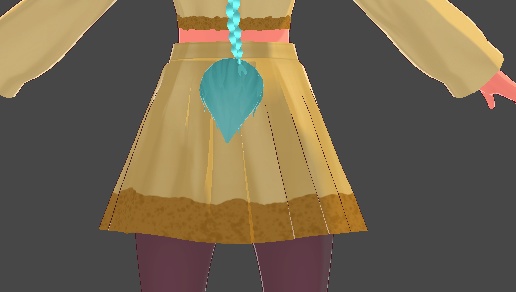 Blueberry Cheesecake VRoid 3D Outfit Set