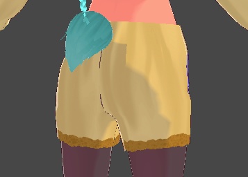 Blueberry Cheesecake VRoid 3D Outfit Set