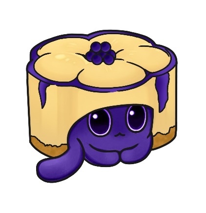 Blueberry Cheesecake VRoid 3D Outfit Set