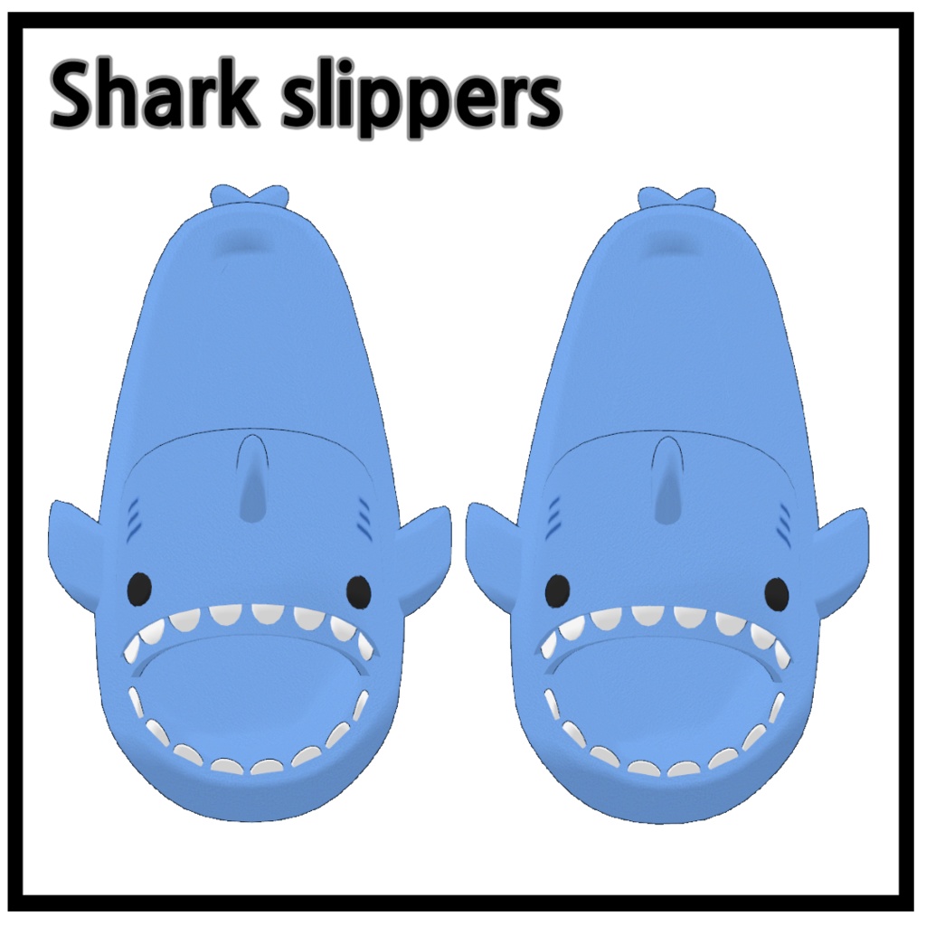 【桔梗(Kikyo)|舞夜(Maya)用】サメのスリッパ | Shark slippers