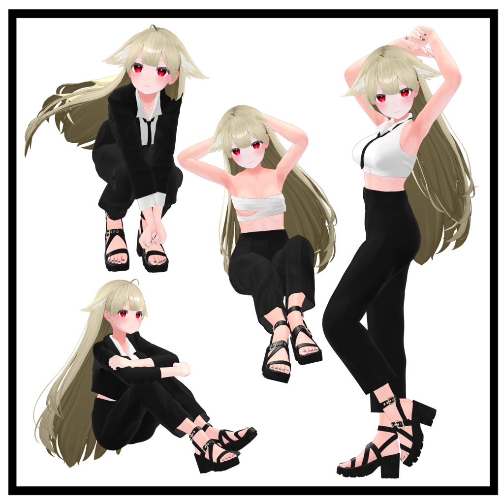 【桔梗(Kikyo)用】 クロップドスーツ | Cropped suit