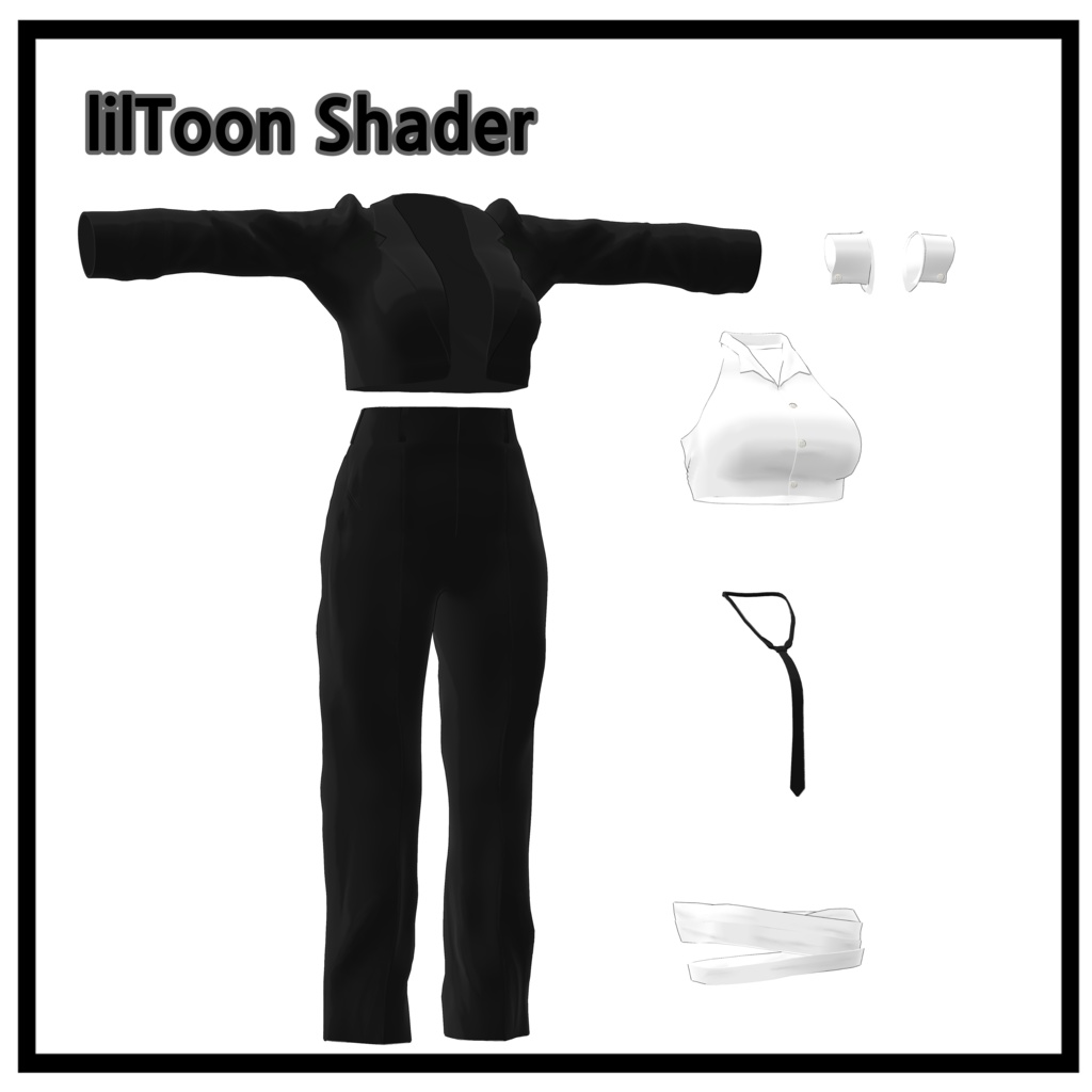 【桔梗(Kikyo)用】 クロップドスーツ | Cropped suit