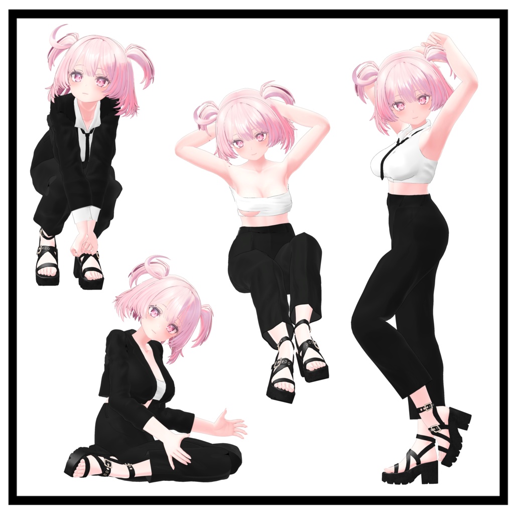 【セレスティア(Selestia)用】 クロップドスーツ | Cropped suit