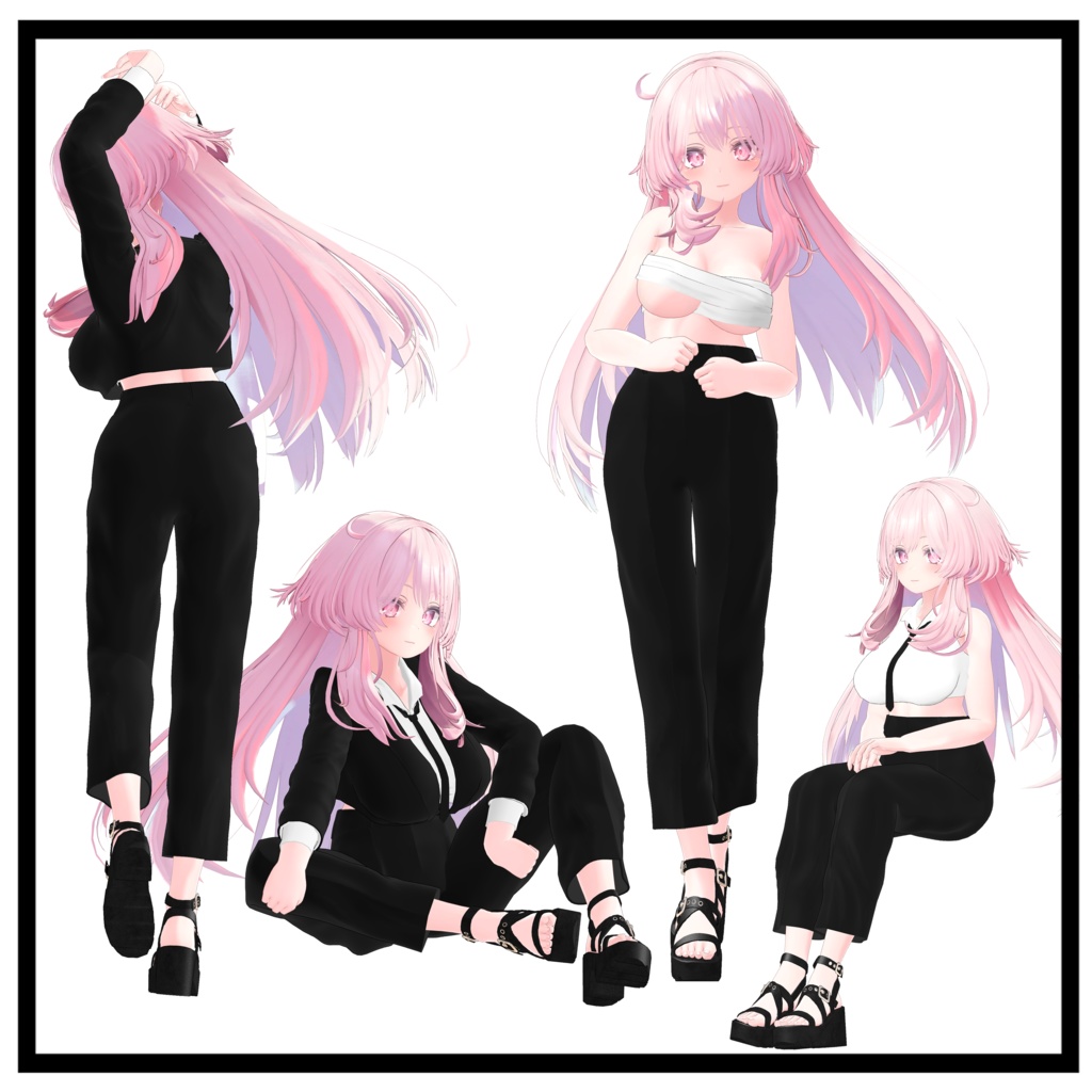 【セレスティア(Selestia)用】 クロップドスーツ | Cropped suit