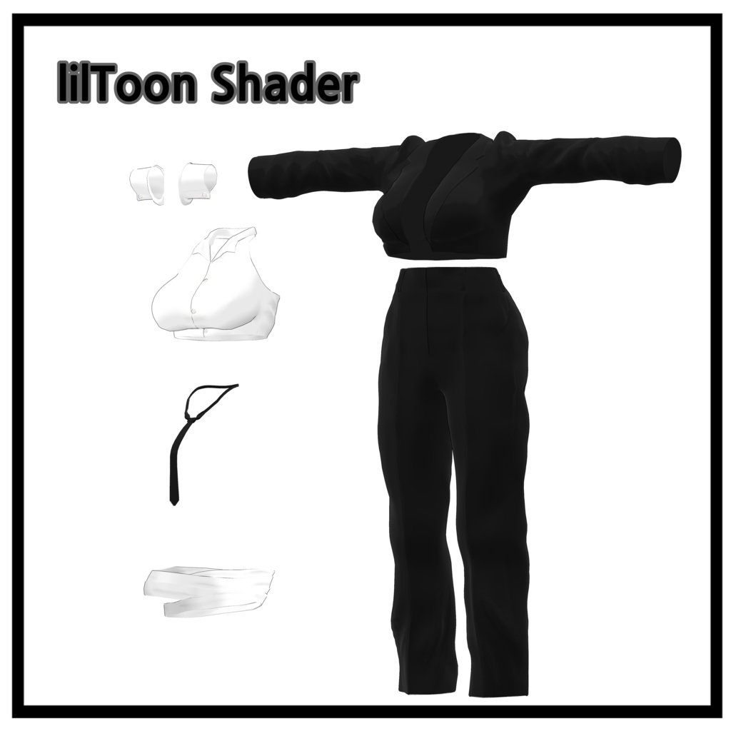 【セレスティア(Selestia)用】 クロップドスーツ | Cropped suit