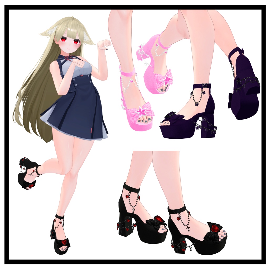 【桔梗(Kikyo)用】ジュエリーシューズ | Jewelry shoes