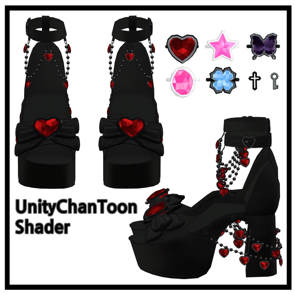 【桔梗(Kikyo)用】ジュエリーシューズ | Jewelry shoes