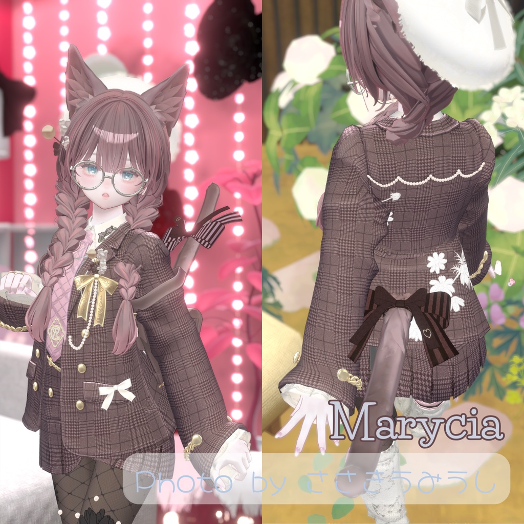 Twin Flutter Tail Ribbon