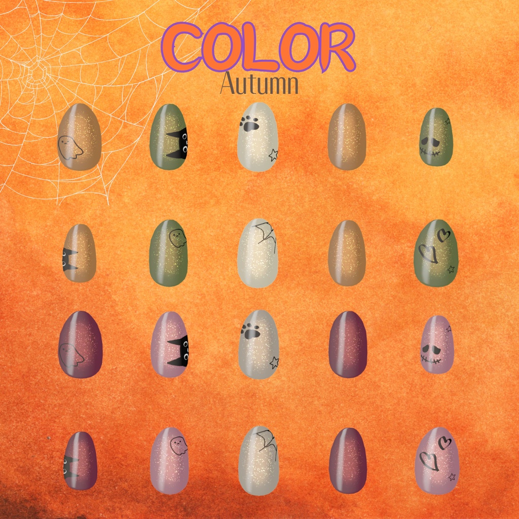 HalloweenMagnetnail【シンプルジェルネイル -Simple Gel Nail-用テクスチャ】
