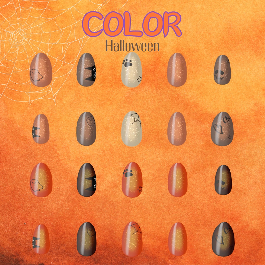 HalloweenMagnetnail【シンプルジェルネイル -Simple Gel Nail-用テクスチャ】